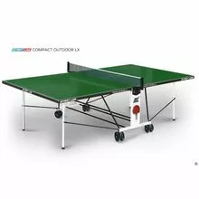 Стол теннисный Compact-2 LX Всепогодный Зелёный
