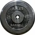 Диск обрезиненный 25 кг Atlet, 26 мм