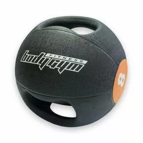Медицинский мяч (медбол) 8 кг с хватами