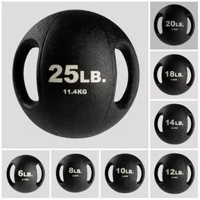 Набор медицинских мячей 2,7 - 11,3 кг (6 - 25 lb) с хватами