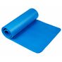 Коврик для фитнеса толстый 1 см, NBR - Comfort Fit - 183 х 61 см, цвет: синий - вид 1