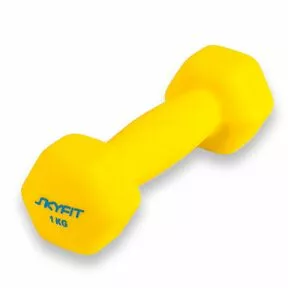 Гантель неопреновая SKYFIT SF – ND1k 1 кг, желтый