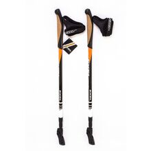 Exel Nordic PRO Alis 100% Carbon - палки для скандинавской ходьбы, телескопические трехсекционные, размеры 61-135 см
