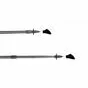 NordicPro Silver- палки для скандинавской ходьбы, телескопические двухсекционные, размеры 77-130 см - вид 3