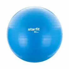 Гимнастический мяч (фитбол) GB-104, 85 см, без насоса, голубой, антивзрыв