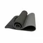Коврик для фитнеса и йоги, толстый 1 см, двухслойный, TPE - Original FitTools FT-YGM10-TPE-BCGY, 185x61,5 см, черно-серый - вид 1