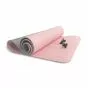 Коврик для фитнеса и йоги 6 мм, TPE - IRONMASTER IRBL17107-P, 173x61 см, розовый с серым - вид 1