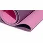 Коврик для фитнеса и йоги 6 мм, двуслойный, TPE - Original FitTools FT-YGM6-2TPE-4, 183x61,5 см, бордово-розовый - вид 2