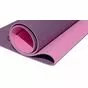 Коврик для фитнеса и йоги 6 мм, двуслойный, TPE - Original FitTools FT-YGM6-2TPE-4, 183x61,5 см, бордово-розовый - вид 3
