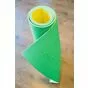 Коврик для фитнеса 6 мм, ПВХ - Original FitTools Banana Lime, 190x61 см, желто-зеленый - вид 5