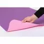 Коврик для йоги и фитнеса 6 мм, TPE - PROFI-FIT, 173x61 см, ПРОФ, фиолетовый-розовый - вид 1