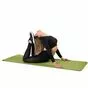 Коврик для йоги и фитнеса 6 мм, TPE - PROFI-FIT, 173x61 см, ПРОФ, зеленый-серый - вид 1