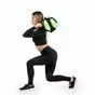 Сэндбэг - мешок с отягощением для тренировок в усиленном чехле PROFI-FIT, 15 кг, черно-зеленый - вид 2