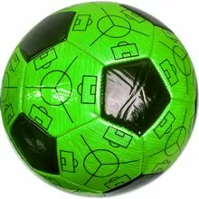 Мяч футбольный №5 Meik PVC 2.6, 310-320 гр., машинная сшивка, зеленый