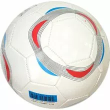 Мяч футбольный №5, PVC 1.8, машинная сшивка, белый
