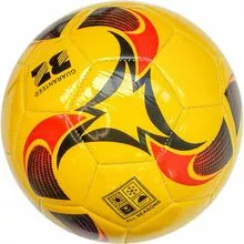 Мяч футбольный №5, PVC 2.5, машинная сшивка, желтый