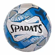 Мяч футбольный SP-502 3-слоя, PU 3.2, 420 гр, машинная сшивка, бело-синий