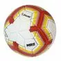 Мяч футбольный №5, белый-красный-желтый-розовый - вид 1