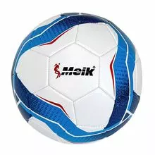 Мяч футбольный №5, белый-синий-голубой-красный