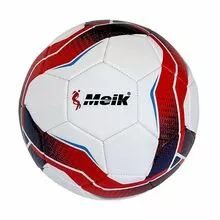 Мяч футбольный №5, белый-красный-синий-голубой