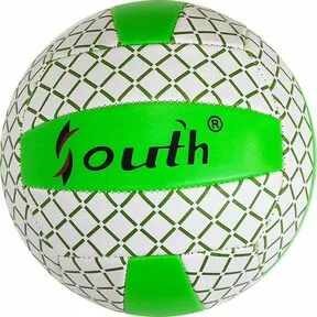 Мяч волейбольный, PVC 2.7, 280 гр, машинная сшивка, салатовый