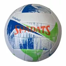 Мяч волейбольный, PU 2.7, 300 гр, машинная сшивка, бело-сине-зеленый