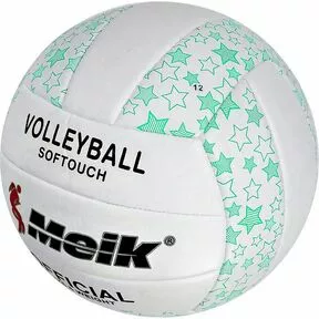Мяч волейбольный Meik-2898, PU 2.5, 270 гр, машинная сшивка, зеленый