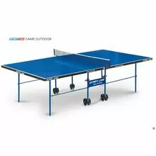 Стол теннисный Game Всепогодный с сеткой Синий