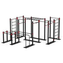 Мобильный комплекс для Воркаут и ГТО Профи-10